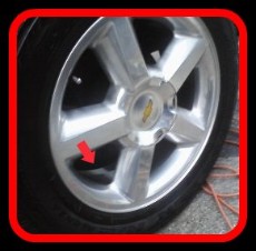 Wheel detailed by Fifty Dollar Detail.